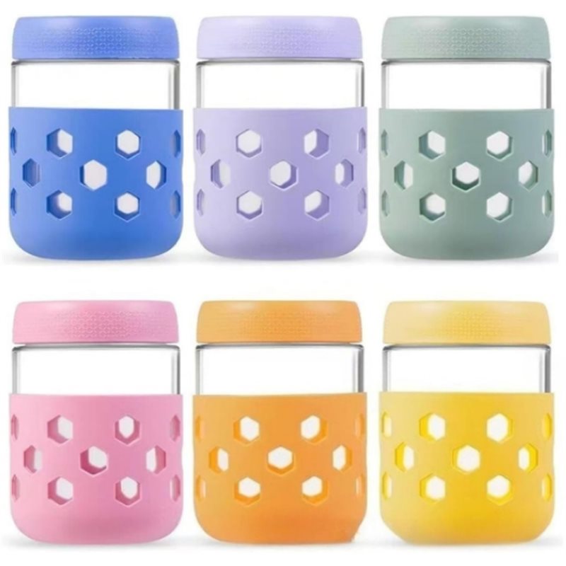 Meal Prep Jars With Lids - Bocaux en verre A26F avec couvercles