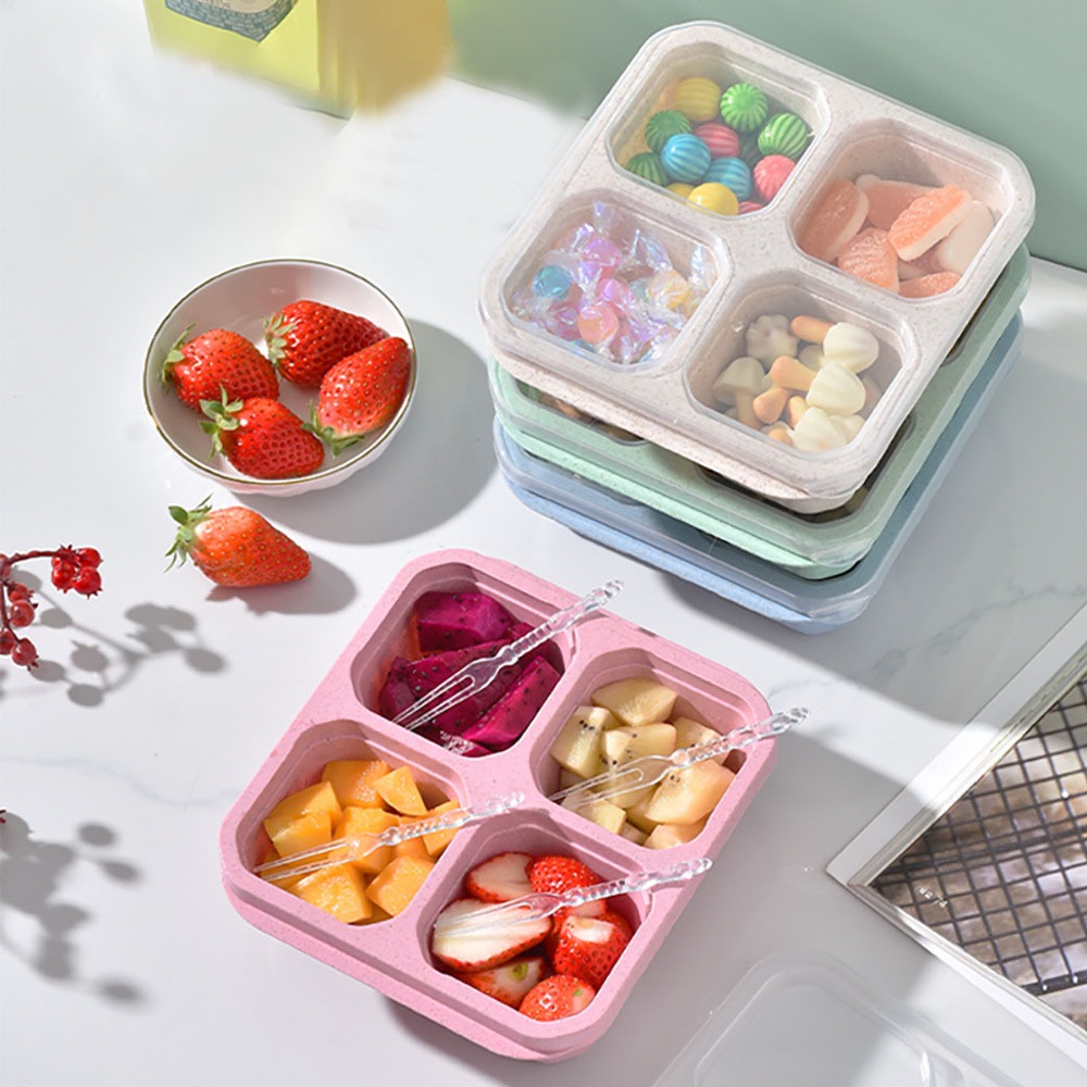 Meal Prep List - 1 boîte alimentaire réutilisable en paille