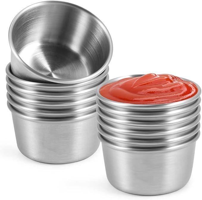 Sauce Dipping Cup - Tasses à sauce en acier inoxydable,