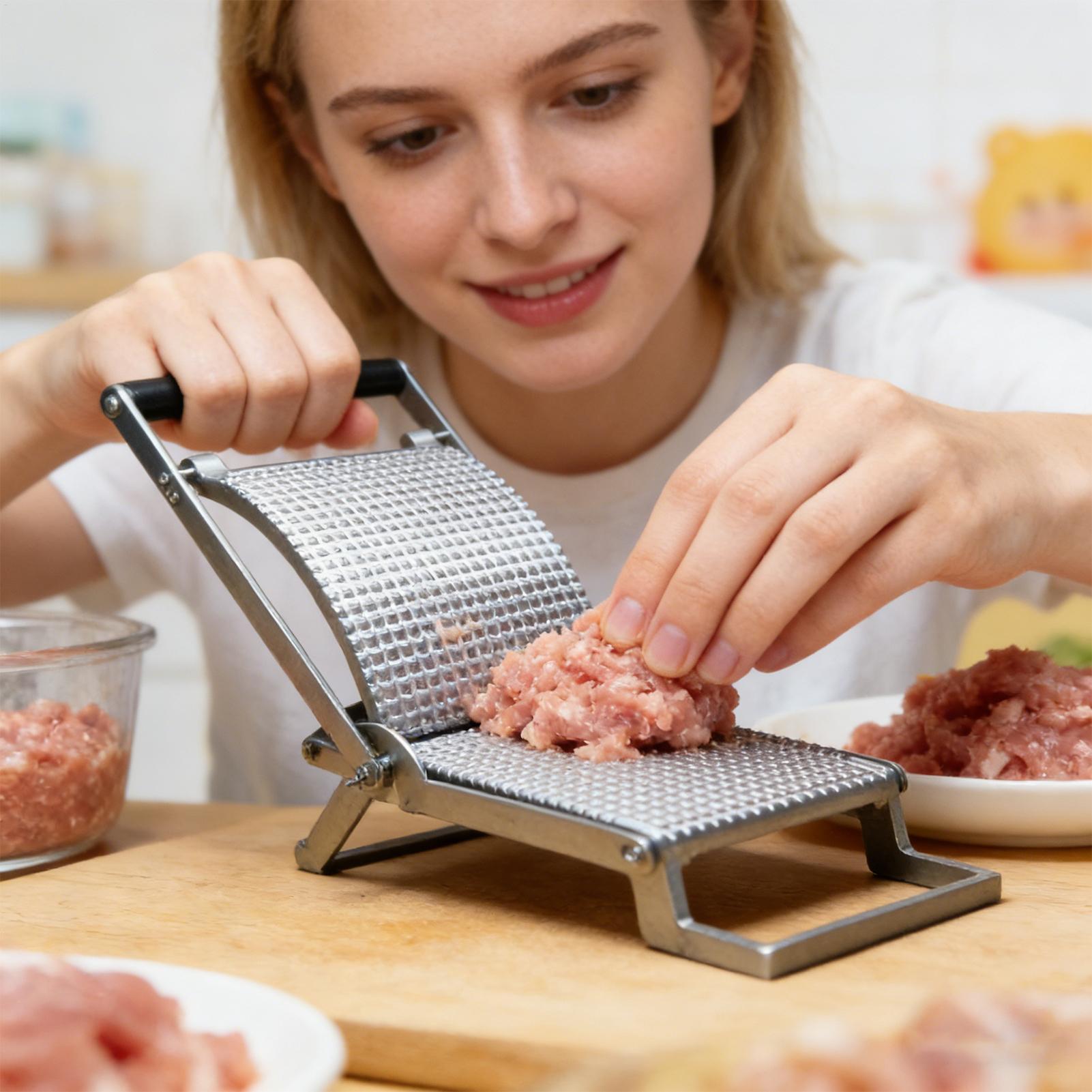 Meal Prep Pork - Attendrisseur de viande manuel en acier