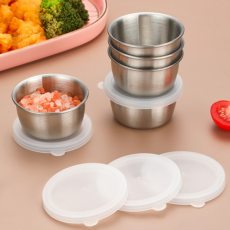 Sauce Dipping Cup - Récipient à salade portable en spanaiss,