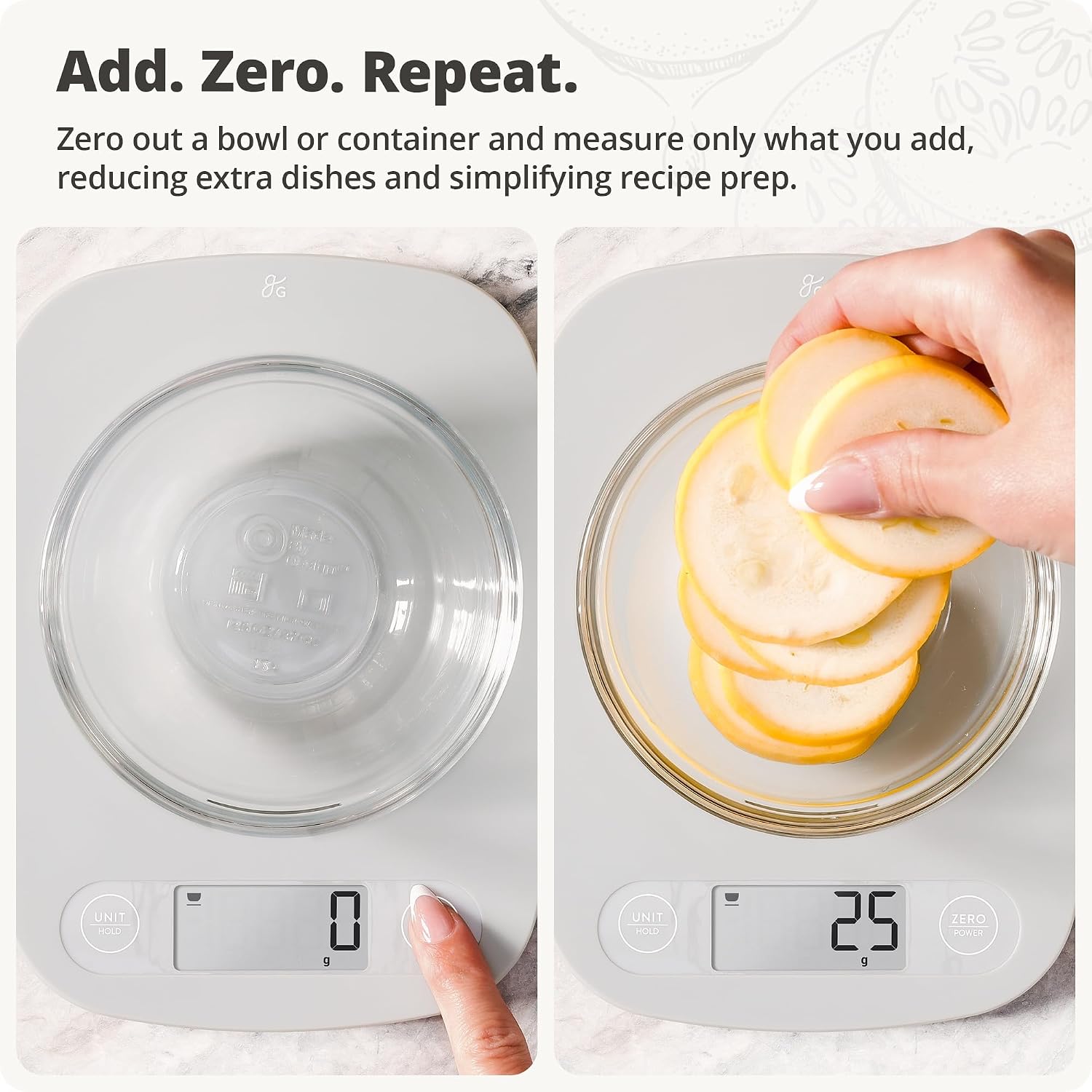 Portion Scale Digital - Nouvelle balance alimentaire 2026, design fin