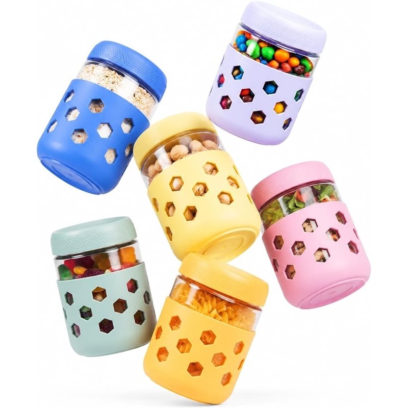 Bocaux en verre A26F avec couv - Meal Prep Jars With Lids avis et prix