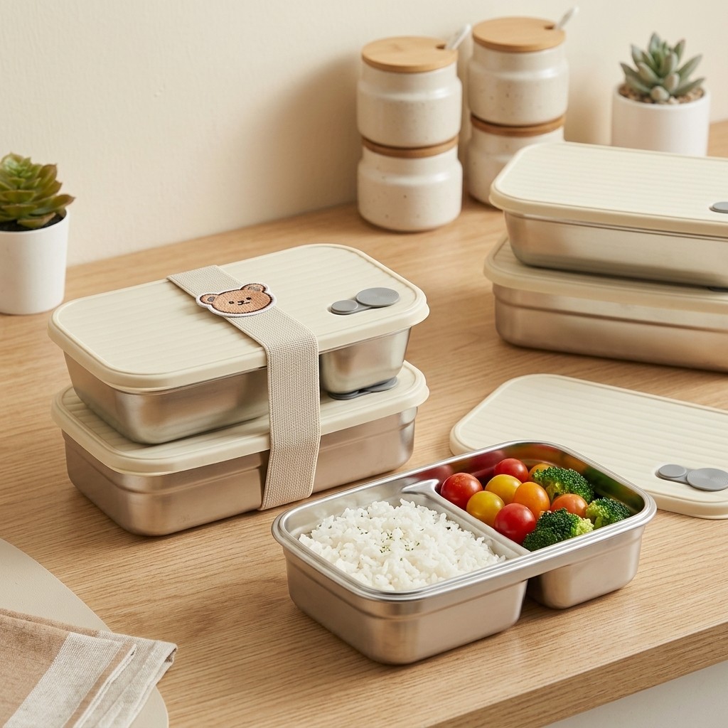 Boîte à bento en acier inoxyda - Meal Prep List avis et prix