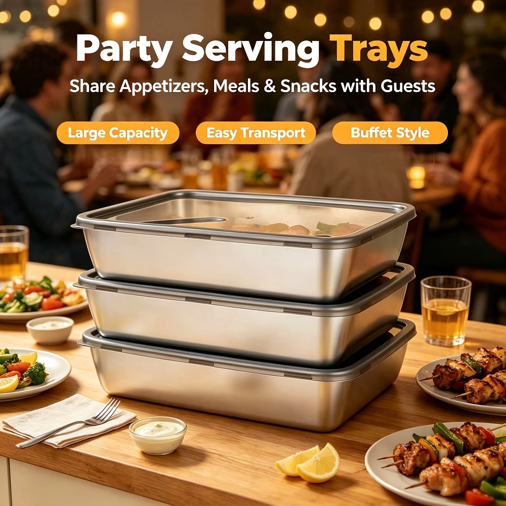 Lot de 6 plateaux de conservat - Meal Prep List avis et prix