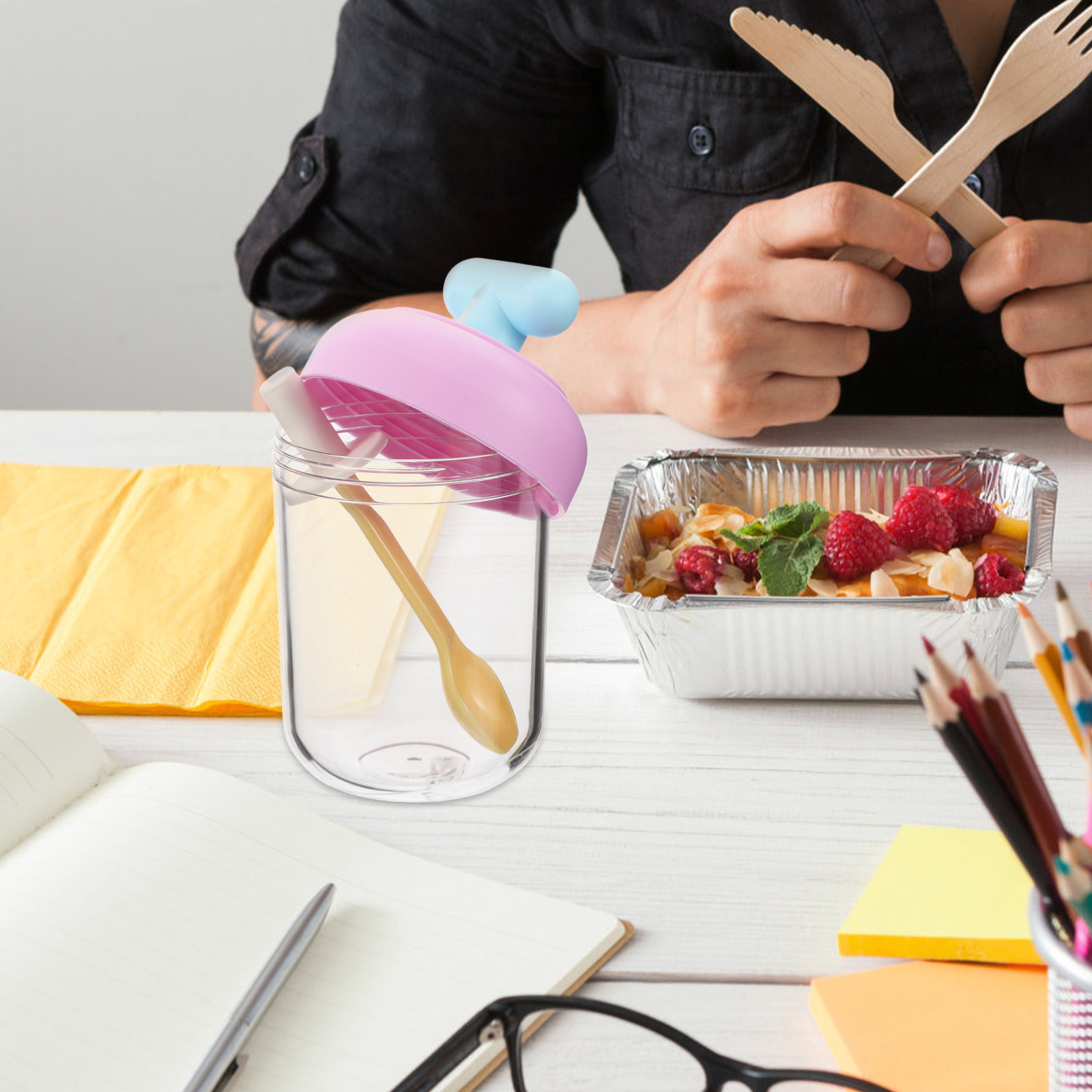 Gobelet à salade portable à do - Meal Prep Jars With Lids avis et prix