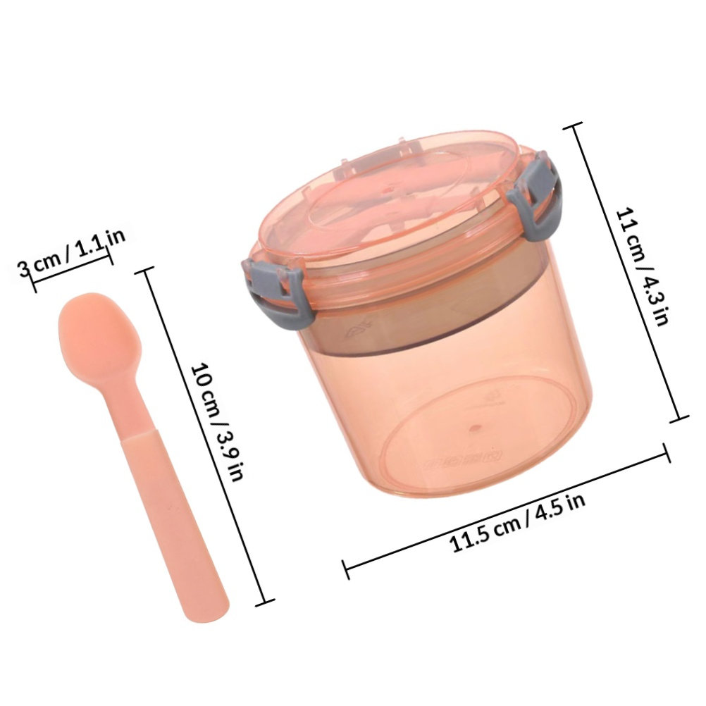 Lot de 2 pots à overnight oats - Meal Prep Jars With Lids avis et prix