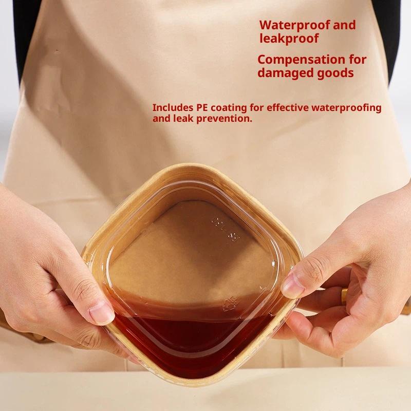 Boîtes à lunch carrées jetable - Meal Prep Delivery avis et prix