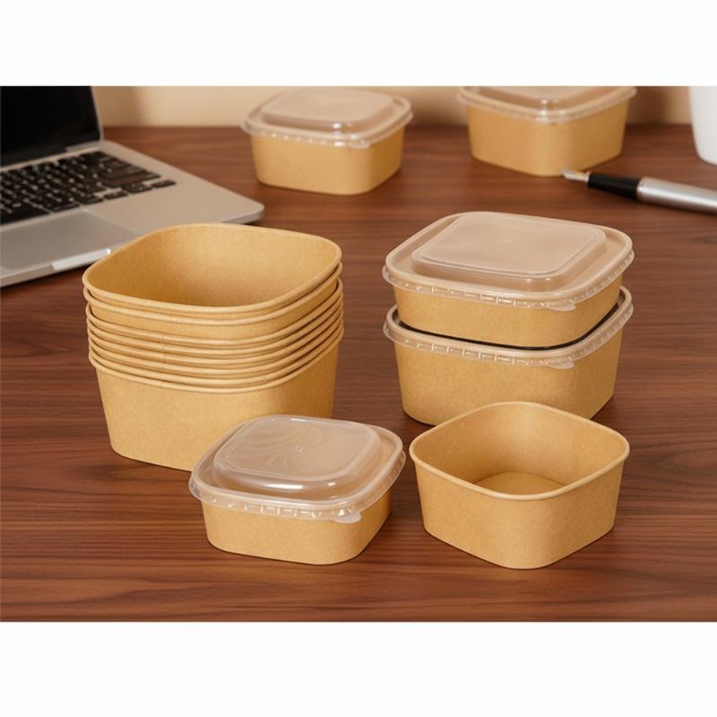 Boîtes à lunch carrées jetable - Meal Prep Delivery avis et prix
