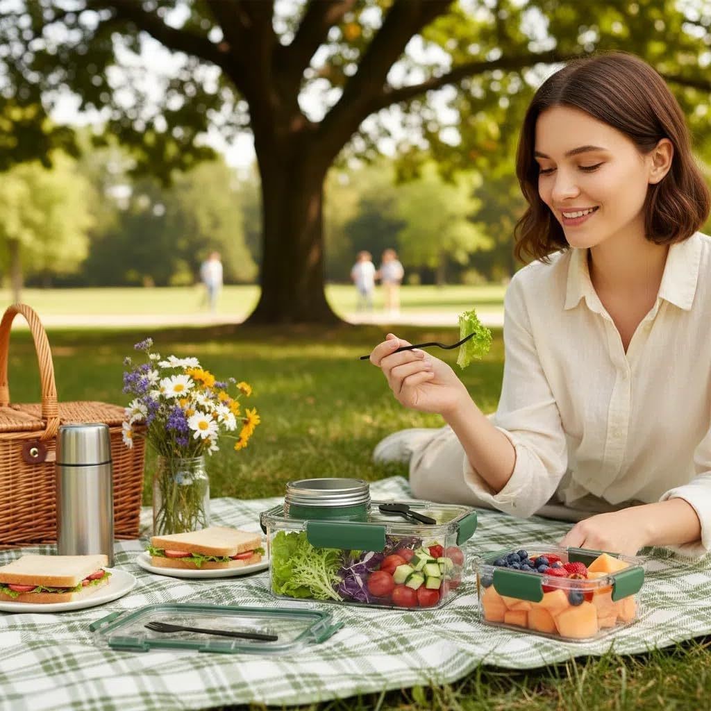 Pot à dosettes solaire, conten - Meal Prep Jars With Lids avis et prix
