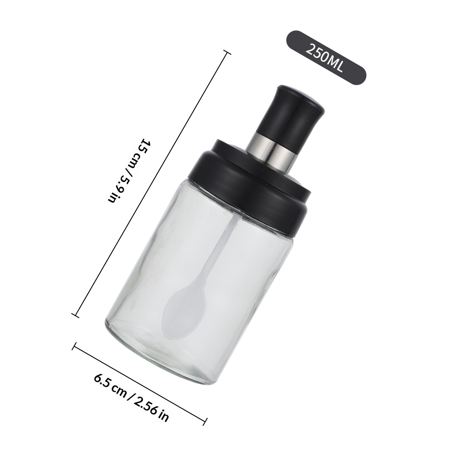 Lot de 4 pots à épices en verr - Meal Prep Jars With Lids avis et prix