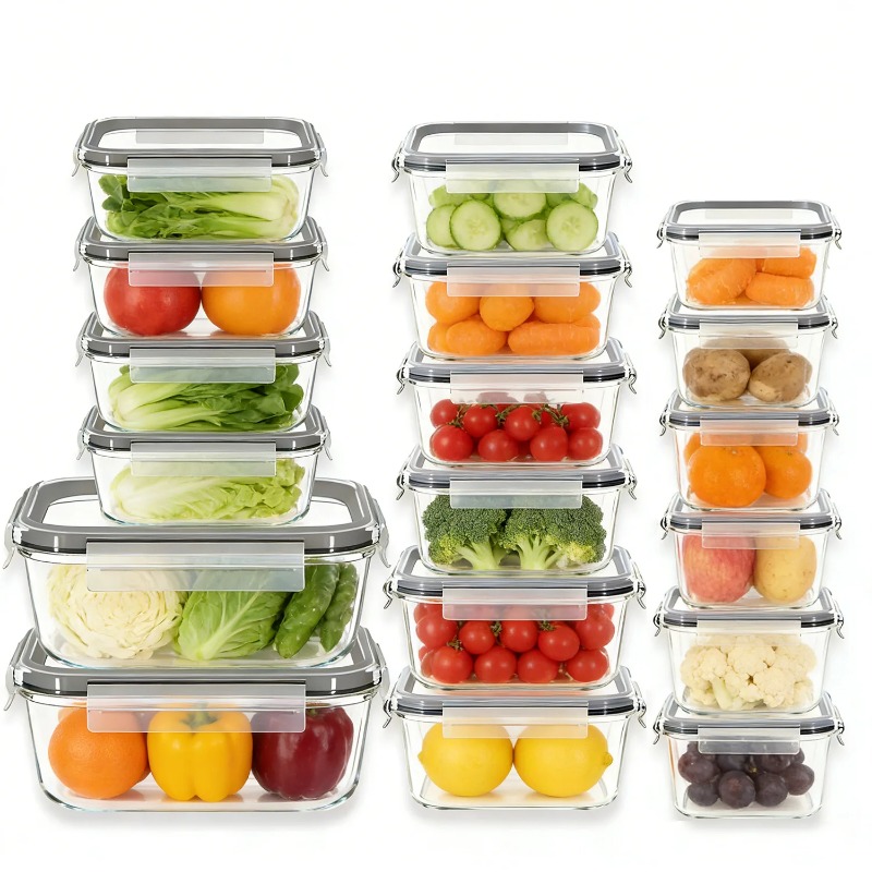 Ensemble de 18 récipients de c - Meal Prep Jars With Lids avis et prix